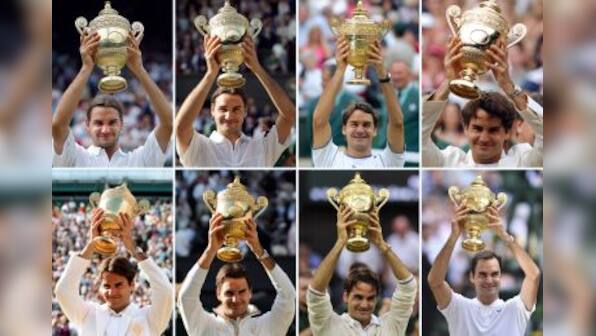 Roger Federer wins 8th Wimbledon title: Timeline of Swiss ace's supremacy at All England Club