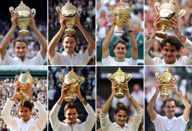Roger Federer wins 8th Wimbledon title: Timeline of Swiss ace's supremacy at All England Club Roger Federer wins 8th Wimbledon title: Timeline of Swiss ace's supremacy at All England Club