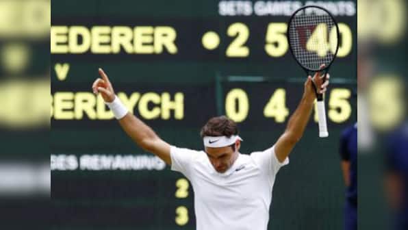 Wimbledon 2017, men's semi-finals, highlights: Roger Federer beats Tomas Berdych, will face Marin Cilic