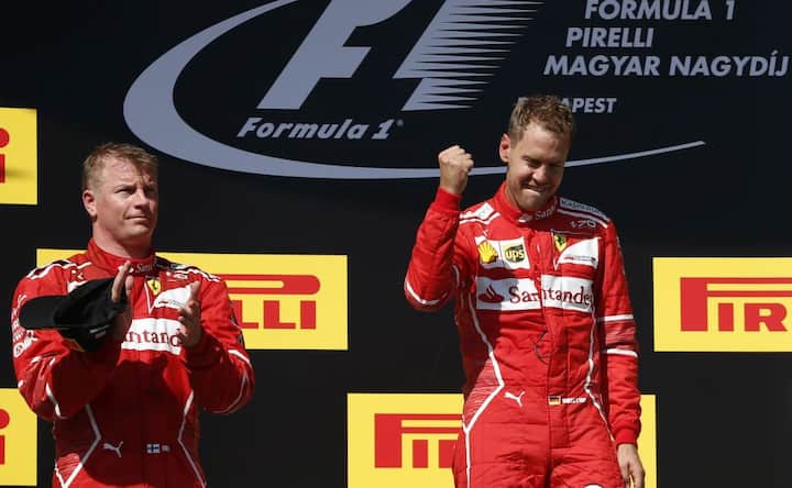 Ferrari's Sebastian Vettel wins Hungarian Grand Prix to extend championship lead over Lewis Hamilton Ferrari's Sebastian Vettel wins Hungarian Grand Prix to extend championship lead over Lewis Hamilton
