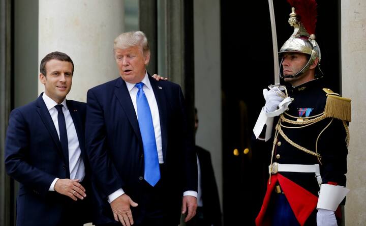 Donald Trump hails US-France bond as 'unbreakable', says will work on Syria, Iraq with Emmanuel Macron