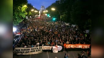 G20 summit: Protests against globalisation turn violent as police use tear gas; 'Welcome to Hell' march called off