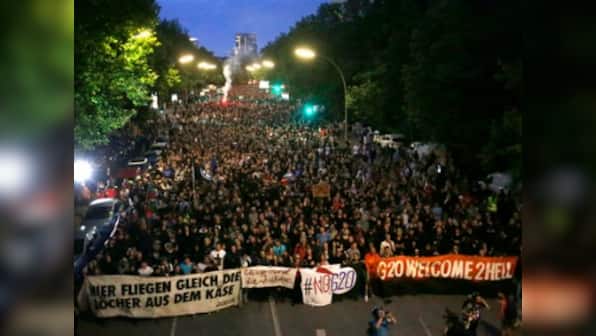 G20 summit: Protests against globalisation turn violent as police use tear gas; 'Welcome to Hell' march called off