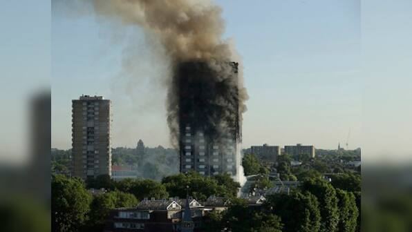 Under-construction London flats catch fire days after Grenfell Tower tragedy