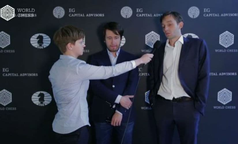 Tournament leaders Alexander Grischuk and Teimur Radjabov faced each other in round six.