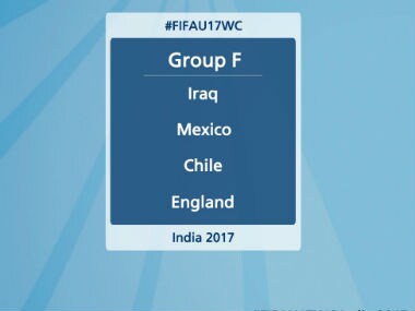 Group F boasts of Asian champions Iraq, two-time winners Mexico, U-20 champion England and high-flying Chile. Twitter: @IndianFootball