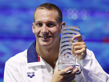 FINA World Championships: Caeleb Dressel finishes event with record-equalling seven golds FINA World Championships: Caeleb Dressel finishes event with record-equalling seven golds