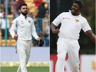 Highlights India vs Sri lanka 2017, 1st Test, Day 1: Visitors perched on a comfortable 399 at stumps