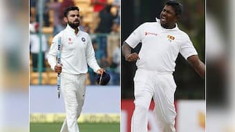 Highlights India vs Sri lanka 2017, 1st Test, Day 1: Visitors perched on a comfortable 399 at stumps