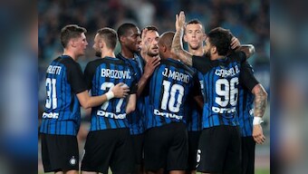 Pre-season friendlies: Stevan Jovetic fires Inter Milan to narrow win over Lyon on bumpy Shanghai pitch