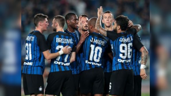 Pre-season friendlies: Stevan Jovetic fires Inter Milan to narrow win over Lyon on bumpy Shanghai pitch