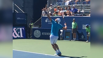 Atlanta Open: John Isner overpowers Gilles Muller to set up title clash with Ryan Harrison