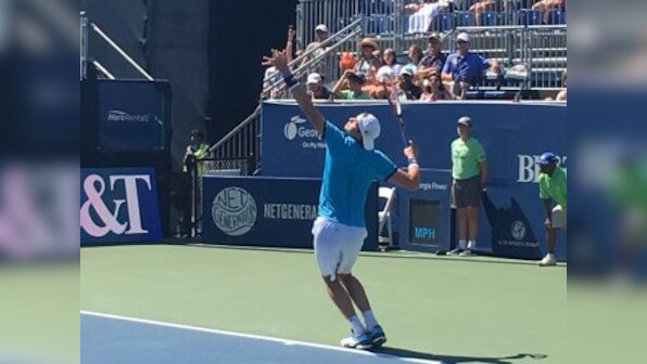 Atlanta Open: John Isner overpowers Gilles Muller to set up title clash with Ryan Harrison