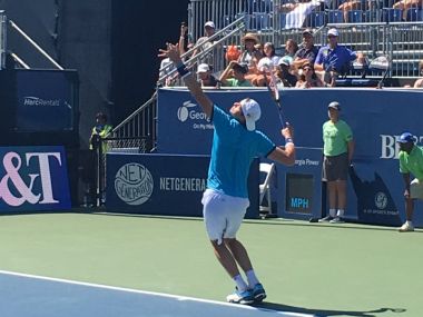 Atlanta Open: John Isner overpowers Gilles Muller to set up title clash with Ryan Harrison Atlanta Open: John Isner overpowers Gilles Muller to set up title clash with Ryan Harrison