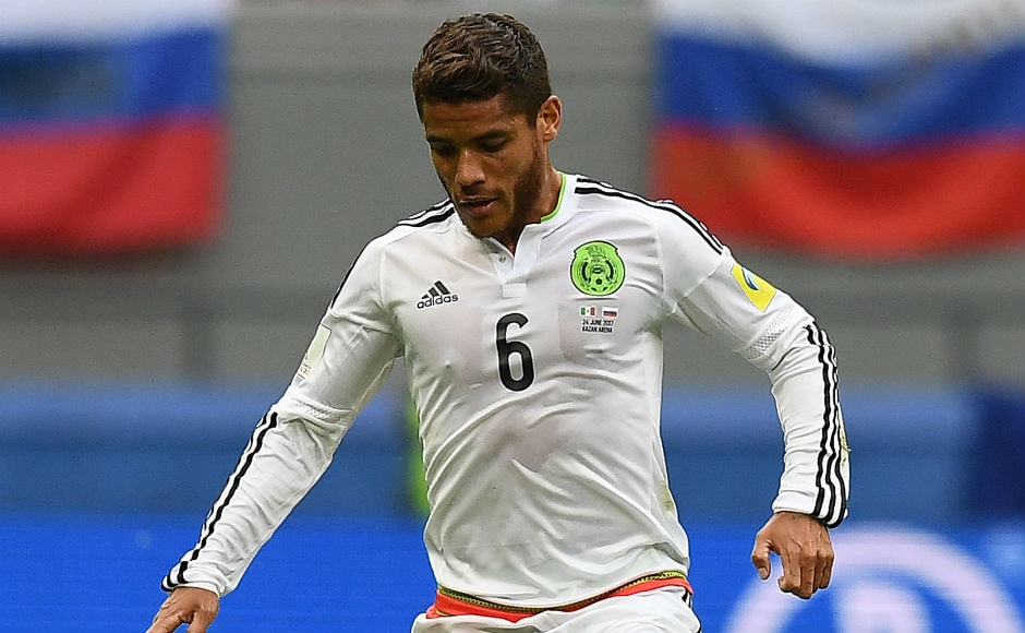 Jonathan Dos Santos in action against hosts Russia. AFP