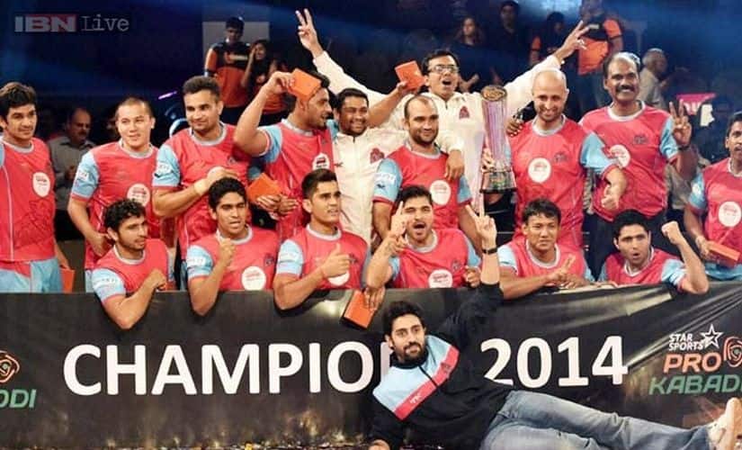 Jaipur Pink Panthers emerged victorious in Season 1 after beating U Mumba in the final. PTI
