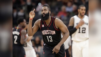 NBA: Houston Rockets' James Harden set to miss next two games due to left hamstring strain, will be re-evaluated in one week