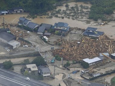 Thousands to be evacuated in Japan as heavy rain causes major flooding in Akita prefecture