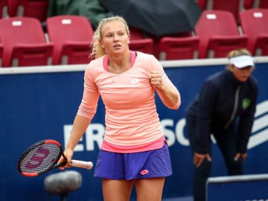 Swedish Open: Katerina Siniakova upsets Caroline Wozniacki in rain-hit final to win second career title