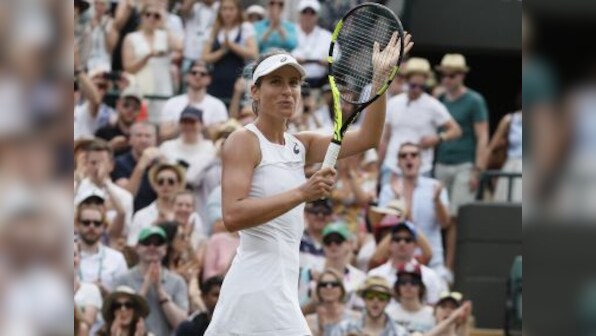 Wimbledon 2017: Johanna Konta dismisses favourite tag despite win over Maria Sakkari