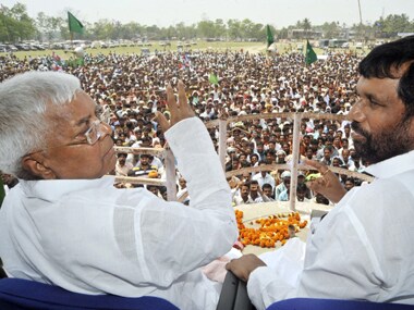 File image of Lalu Prasad Yadav and Ram Vilas Pasawan. Reuters