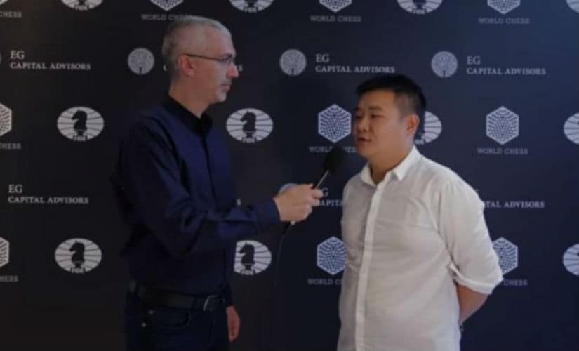 Li Chao, the man who knocked Harikrishna out of contention for the tournament’s title prize. Image courtesy: David Llada