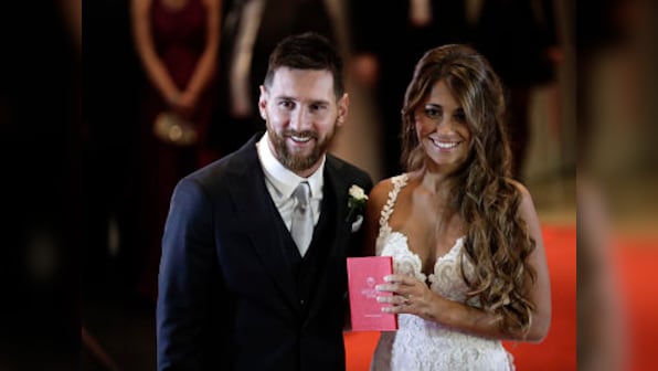 Lionel Messi weds long-time girlfriend Antonela Roccuzzo in presence of biggest names from world of football