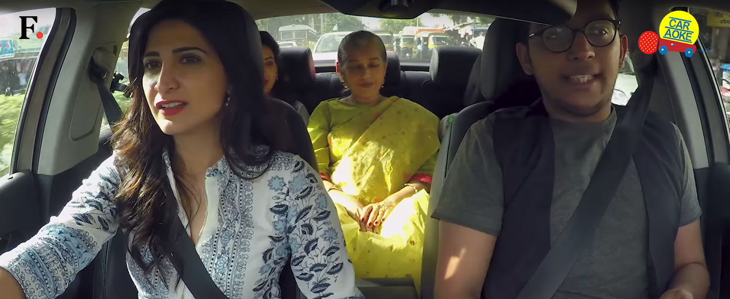 Caraoke: The cast of Lipstick Under My Burkha belt songs from their movie while on the road Caraoke: The cast of Lipstick Under My Burkha belt songs from their movie while on the road