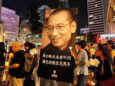 Liu Xiaobo dies at 61: Thousands march in Hong Kong in memory of pro-democracy campaigner Liu Xiaobo dies at 61: Thousands march in Hong Kong in memory of pro-democracy campaigner