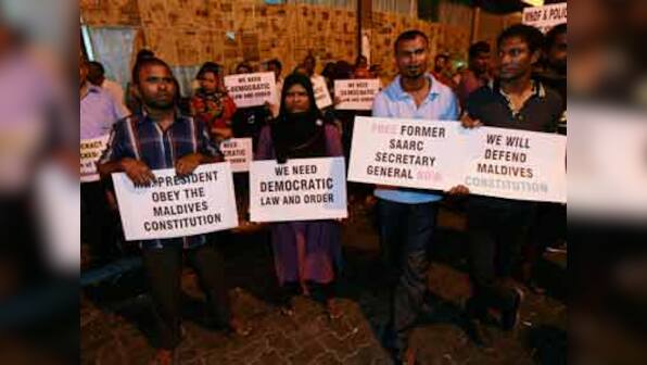 Maldives Parliament blockade: Maldivian Democratic Party stopped from entering heavily guarded complex