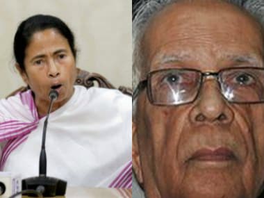File image of Mamata Banerjee and KN Tripathi. PTI and Wikicommons