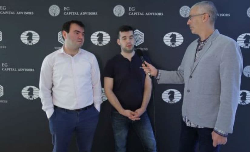 Among the draws in this round, the one between Shakriyar Mamedyarov (L) and Ian Nepomniachtchi was the most interesting.