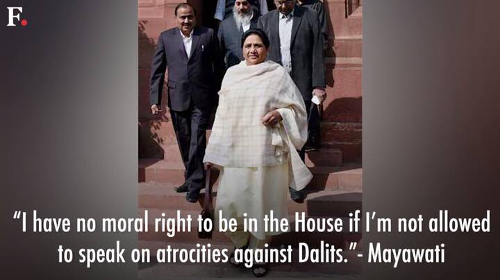 BSP chief Mayawati resigns from Rajya Sabha, says govt stopped her from expressing views