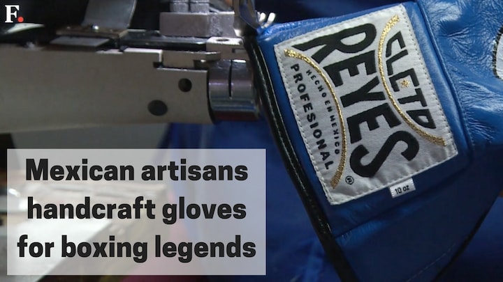 Watch: Mexico artisans handcraft gloves for boxing legends