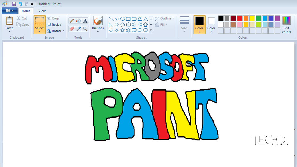 Microsoft Paint Screengrab 16x9