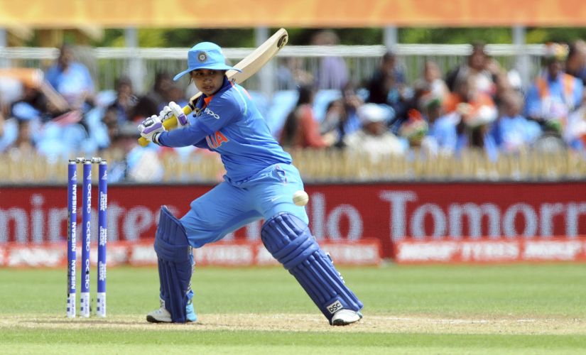 India captain Mithali Raj bats during the ICC Women's World Cup 2017 match between India and Pakistan at County Ground in Derby, England, Sunday, July 02, 2017. (AP Photo/Rui Vieira)