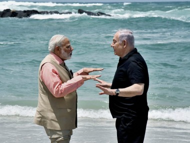 Narendra Modi in Israel: PM witnesses water desalination process at Haifa's Olga Beach Narendra Modi in Israel: PM witnesses water desalination process at Haifa's Olga Beach