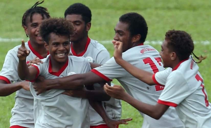 This is the first time New Caledonia have qualified for a FIFA tournament in any age group. Image courtesy: OFC