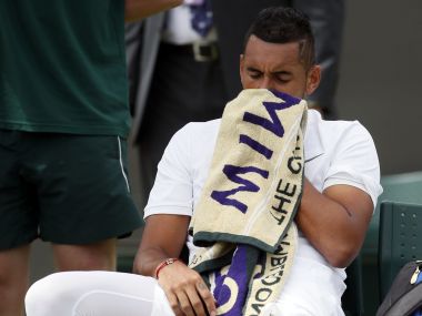 Wimbledon 2017: Jo-Wilfried Tsonga, Madison Keys win openers; Nick Kyrgios retires with hip injury Wimbledon 2017: Jo-Wilfried Tsonga, Madison Keys win openers; Nick Kyrgios retires with hip injury