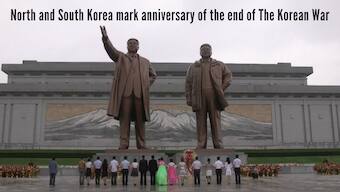 Watch: North and South Korea mark anniversary of the end of the Korean War