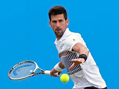 Novak Djokovic beat Daniil Medvedev 6-4, 6-4 to march into the final. AP
