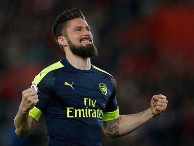 File image of Arsenal's Olivier Giroud. Reuters