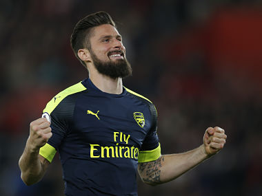 Premier League: Olivier Giroud to miss out on Arsenal's clash against Liverpool due to hamstring injury Premier League: Olivier Giroud to miss out on Arsenal's clash against Liverpool due to hamstring injury