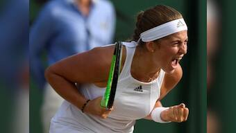 Wimbledon 2017: Jelena Ostapenko blasts Camila Giorgi's father over 'unsportsmanlike' behaviour