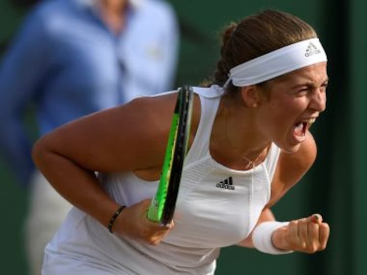 Wimbledon 2017: Jelena Ostapenko blasts Camila Giorgi's father over 'unsportsmanlike' behaviour