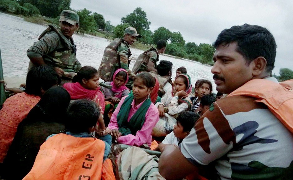 Army personnel have so far rescued 1,925 people, mainly in the worst-affected region of Deesa in Banaskantha district