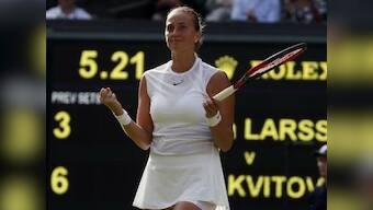 Wimbledon 2017: Petra Kvitova felt like a 'slow animal' during second-round exit from tournament