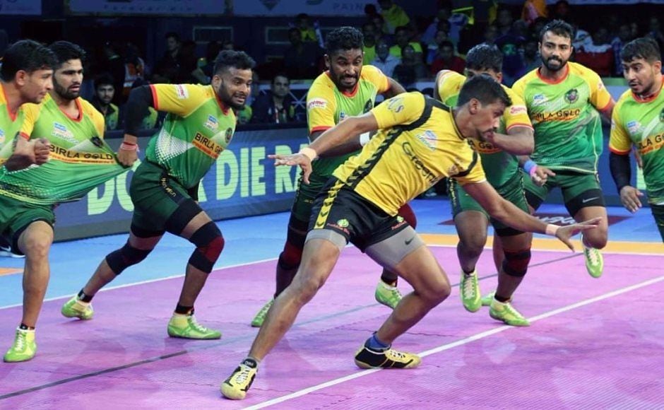 Telugu Titans were off to a good start leading 10-7 in the 14th minute following an overall impressive performance in both raids and tackles. Image courtesy: www.prokabaddi.com Telugu Titans were off to a good start leading 10-7 in the 14th minute following an overall impressive performance in both raids and tackles. Image courtesy: www.prokabaddi.com