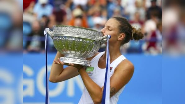 Eastbourne International victory strengthens Karolina Pliskova's Wimbledon favourite tag