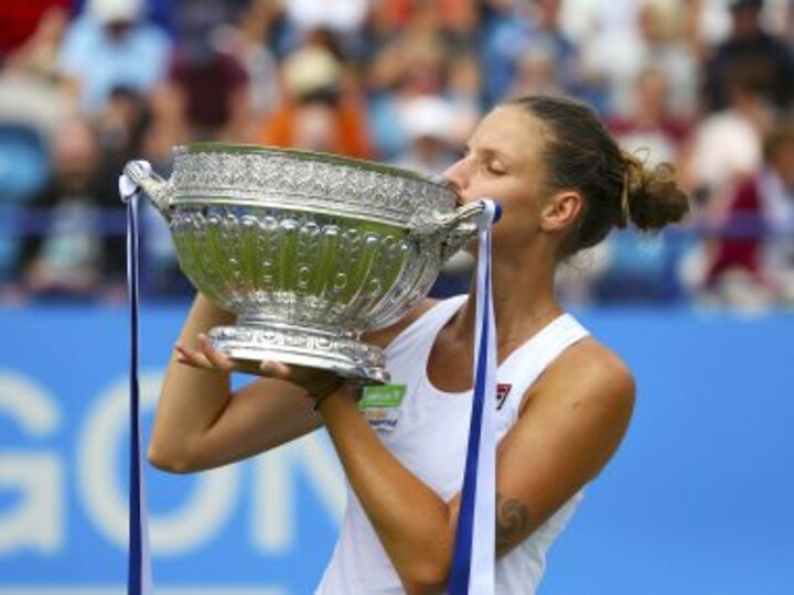 Eastbourne International victory strengthens Karolina Pliskova's Wimbledon favourite tag